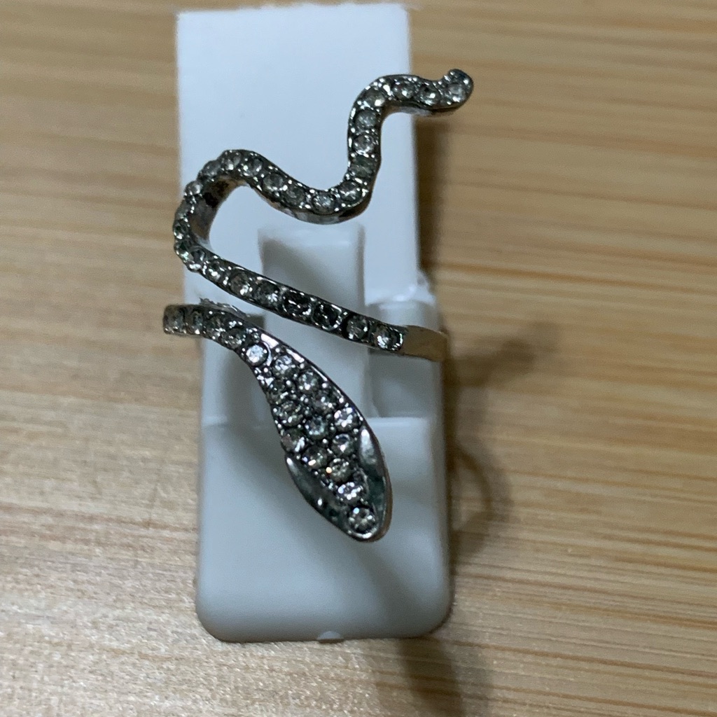 Silver Colored Snake Ring